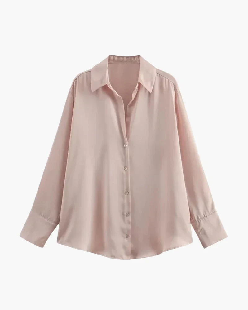 [Bundle Trio] Vernier Éclat Satin Blouse