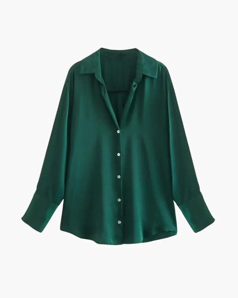 [Bundle Duo] Vernier Éclat Satin Blouse